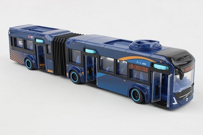Volvo MTA NYC Articualted Bus, New York City 1/43 Scale New in The Box by Daron World Wide.