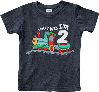 Unordinary Toddler 2nd Birthday Shirt boy Chugga Chugga Two Two Train im Two Years Old Second Birthday Tshirt